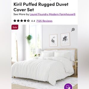 Striped Duvet Cover Set